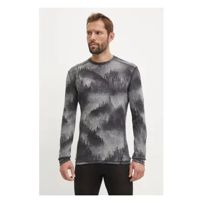 Funkční triko s dlouhým rukávem Smartwool Classic Thermal Merino šedá barva