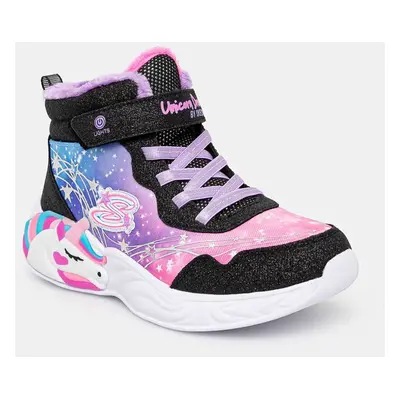 Dětské sneakers boty Skechers UNICORN DREAMS černá barva, 303057L