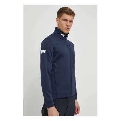 Sportovní mikina Helly Hansen Crew Fleece tmavomodrá barva