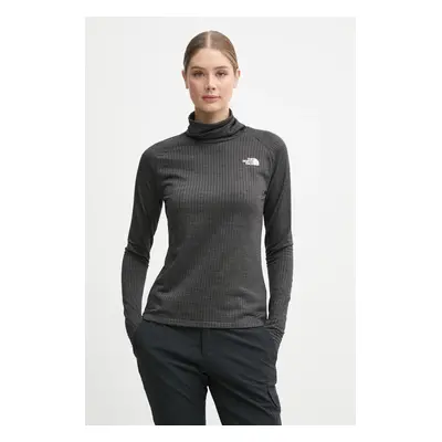 Sportovní mikina The North Face Flex Warm Funnel šedá barva, NF0A894N5S51