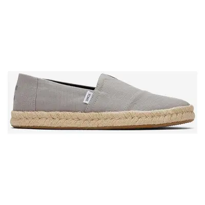 Espadrilky Toms Alpargata Rope šedá barva