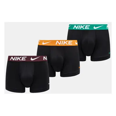 Boxerky Nike 3-pack pánské, černá barva, 0000KE1156