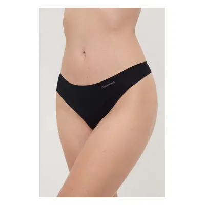 Tanga Calvin Klein Underwear černá barva, 0000D3428E