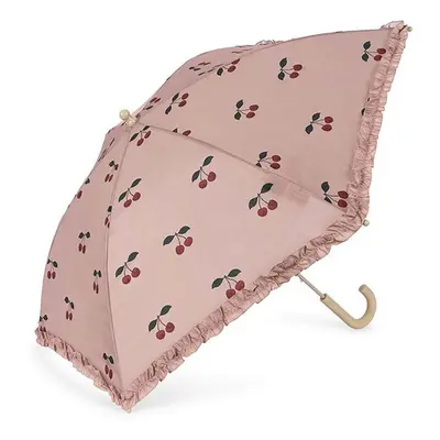 Dětský deštník Konges Sløjd FRILL UMBRELLA růžová barva, KS101226