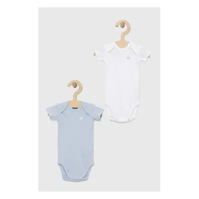 Bavlněné kojenecké body United Colors of Benetton 2-pack