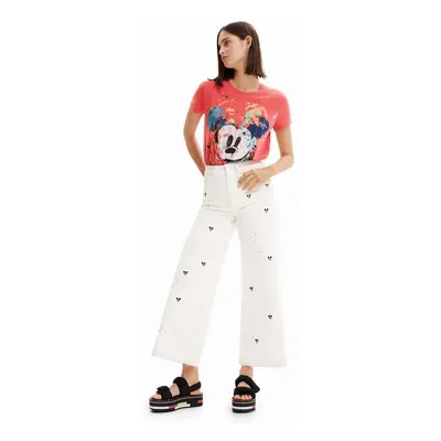 Džíny Desigual x Disney dámské, medium waist