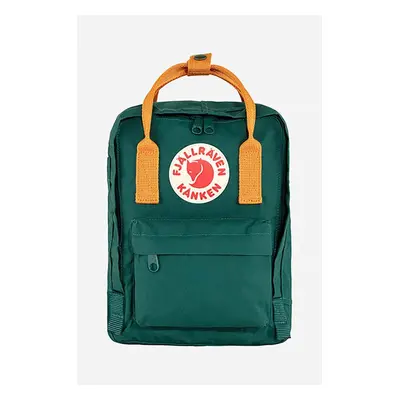 Batoh Fjallraven Kanken Mini zelená barva, velký, hladký, F23561.667.206-206