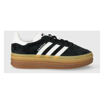 Sneakers boty adidas Originals Gazelle Bold černá barva, IE0876