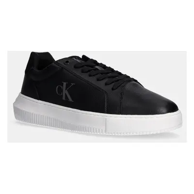 Sneakers boty Calvin Klein Jeans CHUNKY CUPSOLE LOW MG černá barva, YM0YM01253