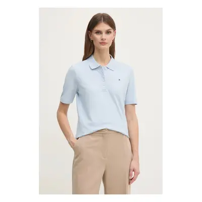 Polo tričko Tommy Hilfiger modrá barva, WW0WW43224