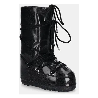 Dětské sněhule Moon Boot ICON GLITTER černá barva, 80D1402850