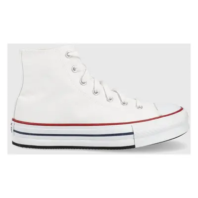 Dětské tenisky Converse Chuck Taylor All Star Lift dámské, bílá barva, 272856C-White.Garn