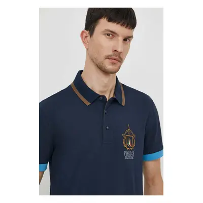 Polo tričko Aeronautica Militare tmavomodrá barva, s aplikací, PO1761P199