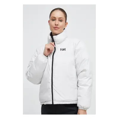 Oboustranná bunda Helly Hansen dámská, černá barva, zimní, oversize