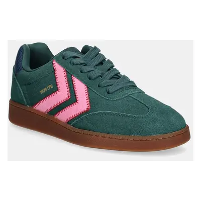 Semišové sneakers boty Hummel Vm78 Cph Lz zelená barva, 226234