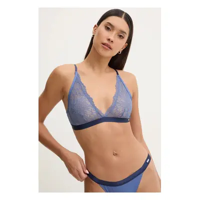 Podprsenka Pepe Jeans LACE BRA C modrá barva, PLU11037