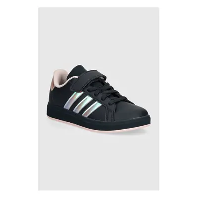 Dětské sneakers boty adidas GRAND COURT 2.0 EL C tmavomodrá barva, IE3850