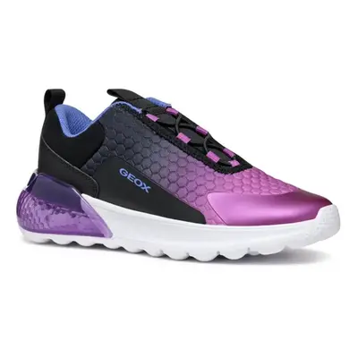 Dětské sneakers boty Geox ACTIVART ILLUMINUS fialová barva, J46LZA.0EE9J