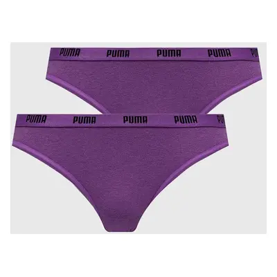 Kalhotky Puma 2-pack tmavomodrá barva, 907851