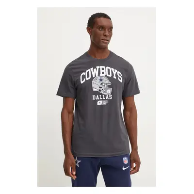 Bavlněné tričko Nike Dallas Cowboys šedá barva, s potiskem, N199-06F-7RD-5F1