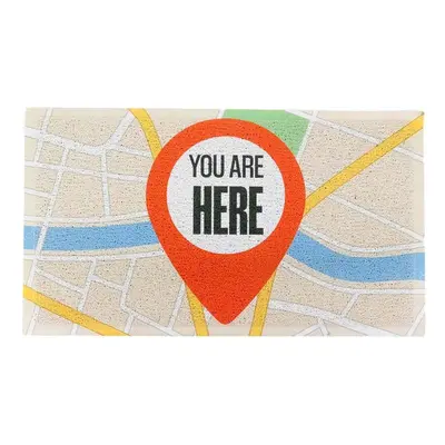 Rohož Artsy Doormats You Are Here 70 x 40 cm