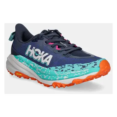 Boty Hoka Speedgoat 6 dámské, tmavomodrá barva, 1147811