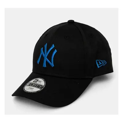 Dětská baseballová čepice New Era NEW YORK YANKEES černá barva, s aplikací, 60565300