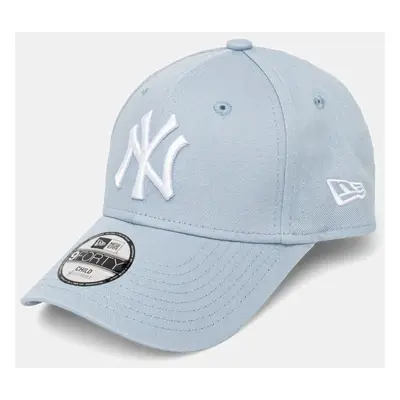 Dětská bavlněná kšiltovka New Era NEW YORK YANKEES modrá barva, s aplikací, 60565570