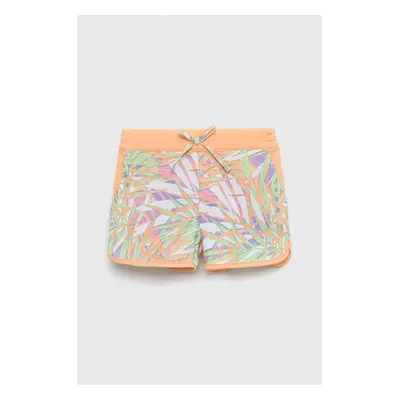 Dětské kraťasy Columbia Sandy Shores Boardshort oranžová barva, vzorované