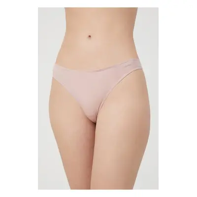 Tanga Calvin Klein Underwear růžová barva, 000QF6816E