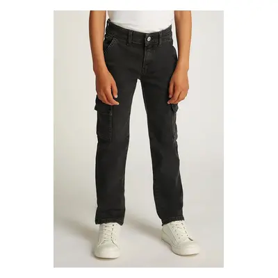 Dětské rifle Calvin Klein Jeans REG. STRGHT IB0IB02300