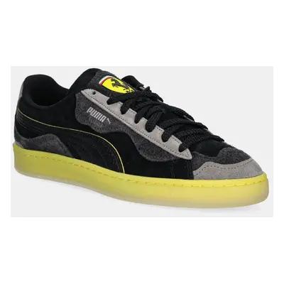 Semišové sneakers boty Puma Ferrari Suede Trippy černá barva, 308492