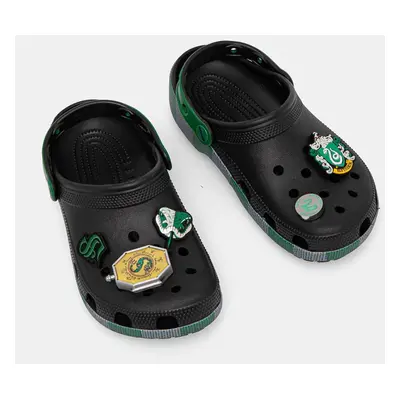 Pantofle Crocs Classic Slytherin Clog černá barva, 210527, Harry Potter