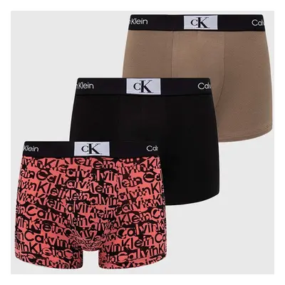 Boxerky Calvin Klein Underwear 3-pack pánské, 000NB3528E