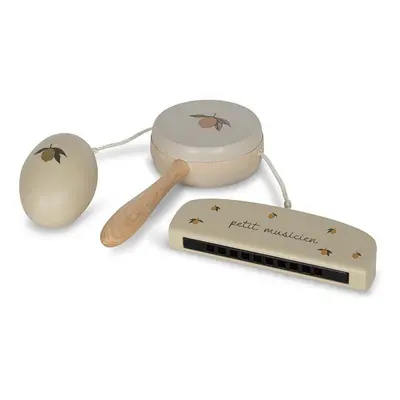 Sada hudebních nástrojů Konges Sløjd WOODEN MUSIC SET LEMON FSC KS101130