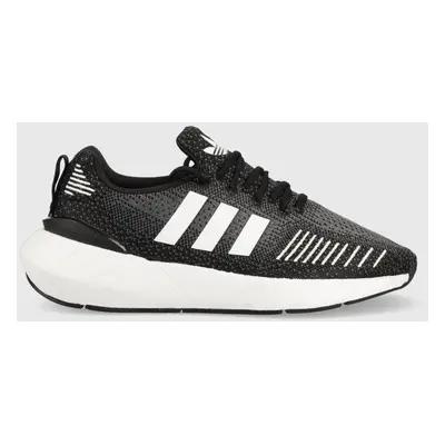 Sneakers boty adidas Originals Swift Run 22 černá barva, GV7971-BLK/WHT