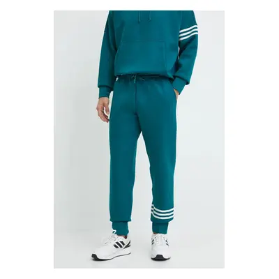 Tepláky adidas Originals Neuclassics C Pant zelená barva, s aplikací, JF9152