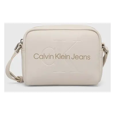 Kabelka Calvin Klein Jeans béžová barva, K60K612220