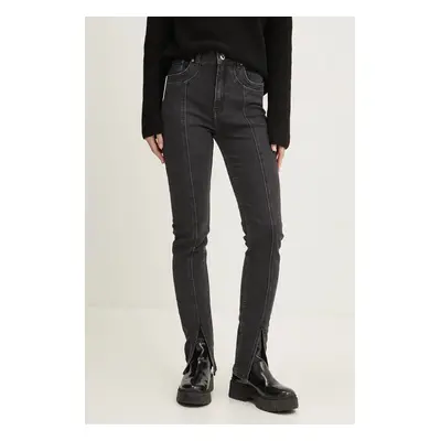 Džíny Karl Lagerfeld Jeans dámské, černá barva, 246J1100