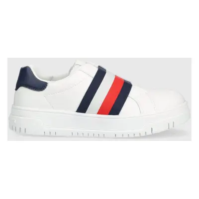 Dětské sneakers boty Tommy Hilfiger bílá barva