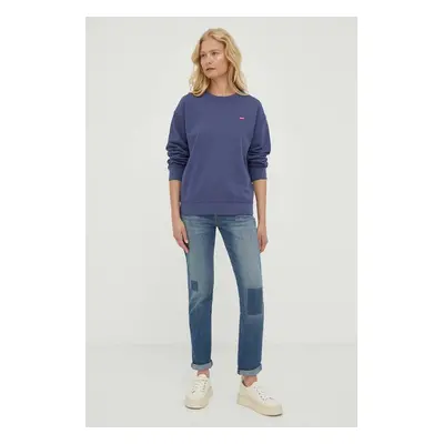 Džíny Levi's MID RISE BOYFRIEND dámské, medium waist