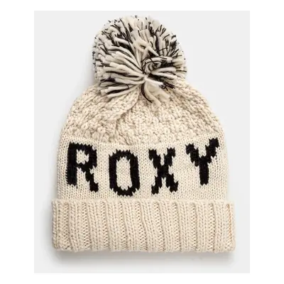 Čepice Roxy Tonic Beanie béžová barva, ERJHA04281