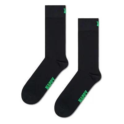 Ponožky Happy Socks Solid černá barva