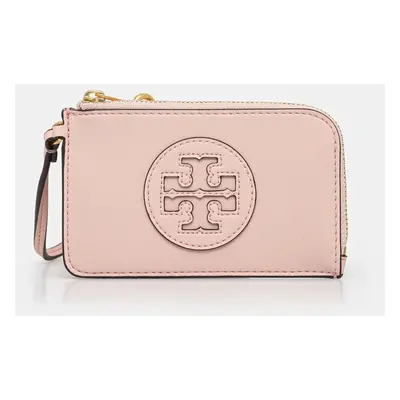 Peněženka Tory Burch Ella růžová barva, 157506.655