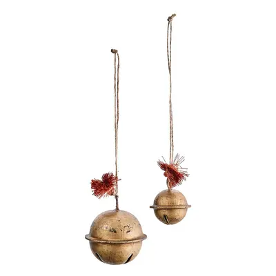 Dekorace Madam Stoltz Hanging Bells 2-pack