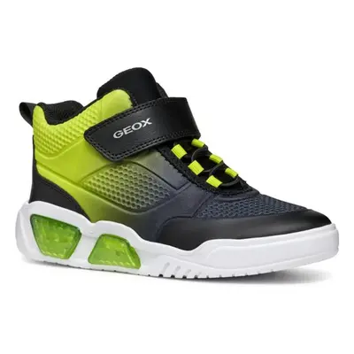 Dětské sneakers boty Geox ILLUMINUS zelená barva, J46GVB.0EE54