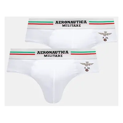 Spodní prádlo Aeronautica Militare (2-pack) pánské, bílá barva, AM1USL001