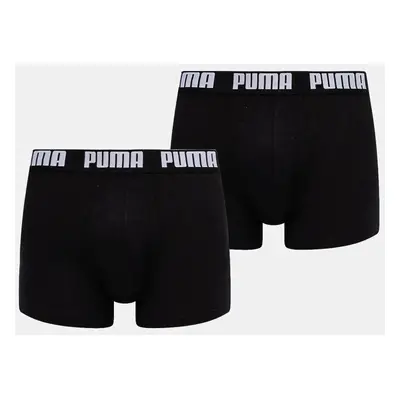 Boxerky Puma 2-pack pánské, černá barva, 938320