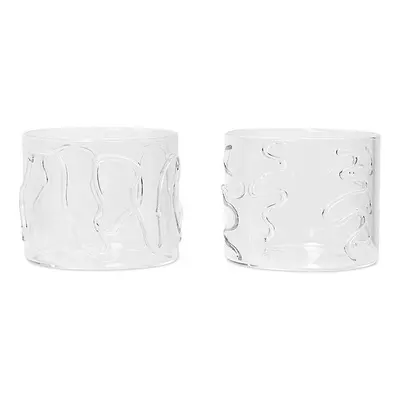 Sada skleniček ferm LIVING Doodle Glasses 200 ml 2-pack