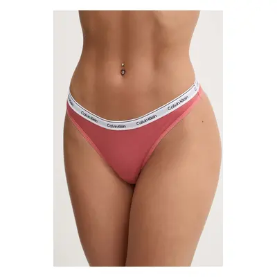 Tanga Calvin Klein Underwear černá barva, 000QD5043E